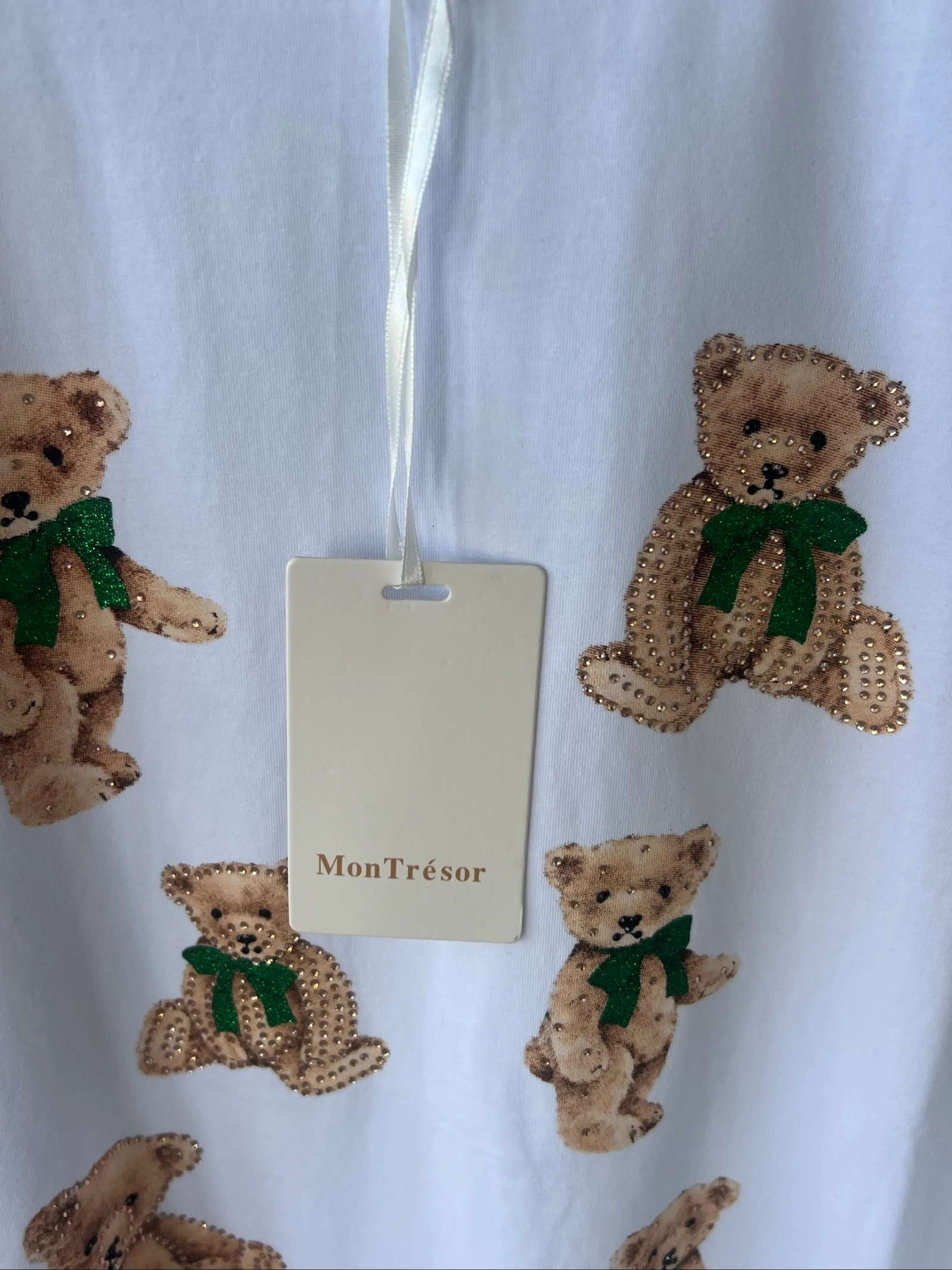 🧸 T-shirt branca com ursinhos M/L 🧸 – photo 2
